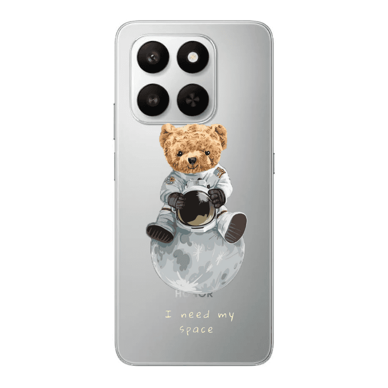 Honor Magic 400 Smart Bear in space Transparent Silicone TPU Θήκη